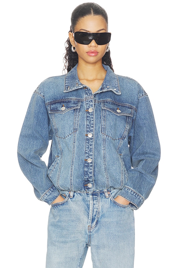 view 2 of 5 CHAQUETA ALLYSON in Oxford Wash