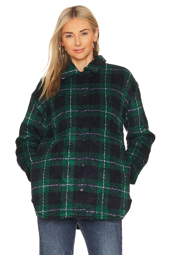 view 2 of 5 Belle Plaid Shacket in Ponderosa Pine