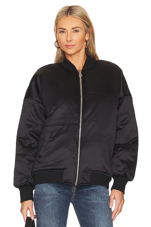 view 2 of 5 Rivera Bomber Jacket in Black