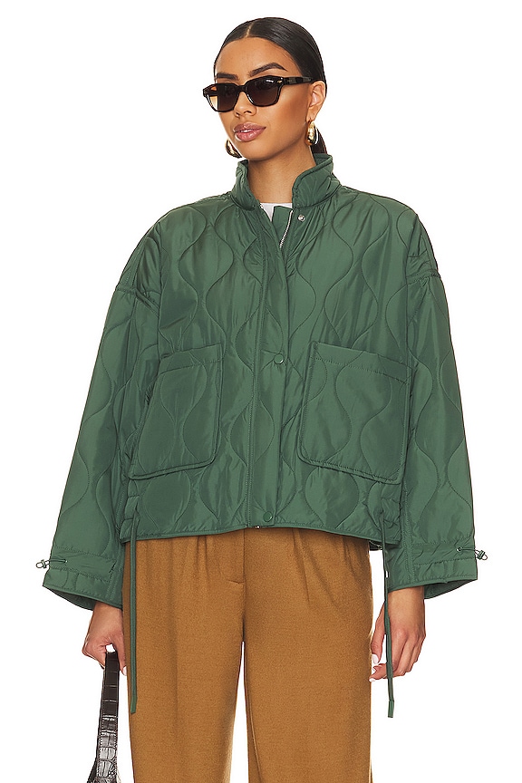 view 2 of 5 Stefani Jacket in Dark Green