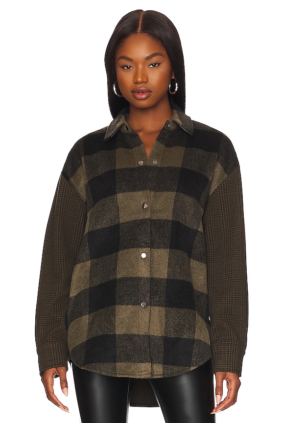 view 2 of 5 Sophia Shacket in Sage