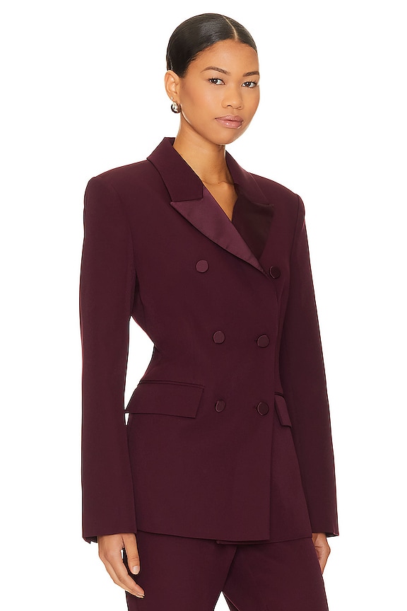 view 2 of 4 Hayley Blazer in Fig