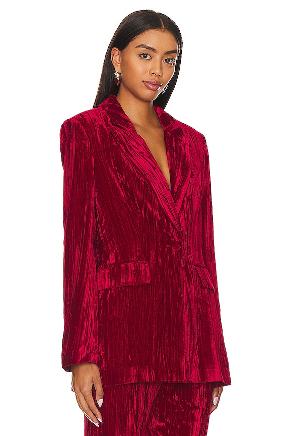 view 2 of 4 Imann Blazer in Chinese Red