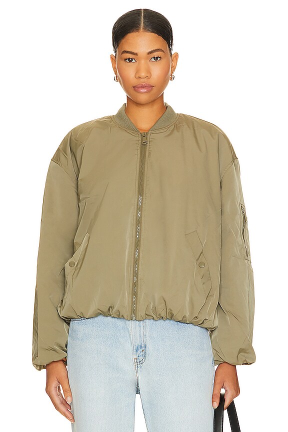 view 2 of 5 BLOUSON BOMBER VIDA in Deep Lichen