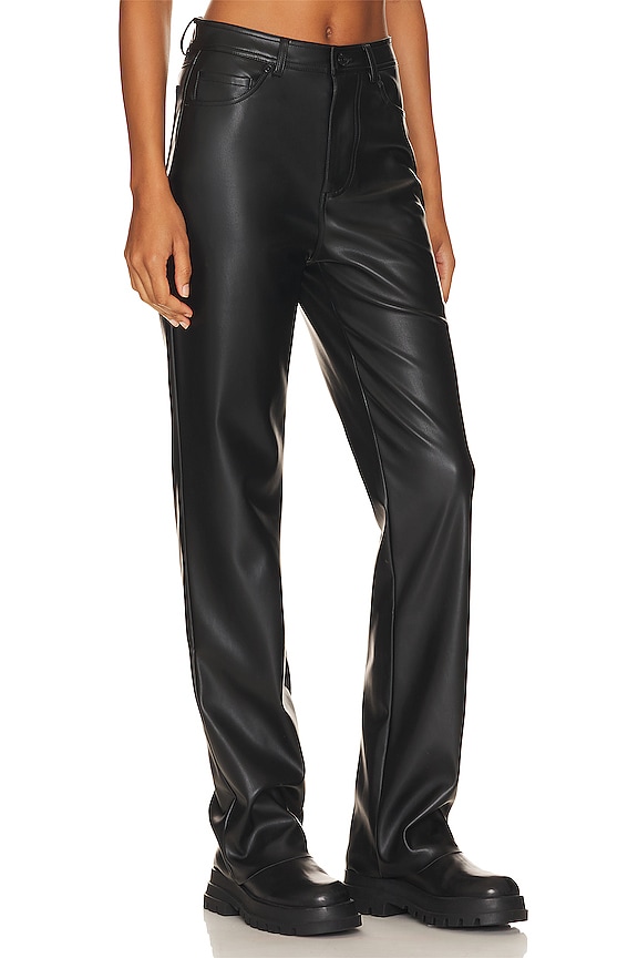 view 2 of 4 Loren Faux Leather Pant in Black