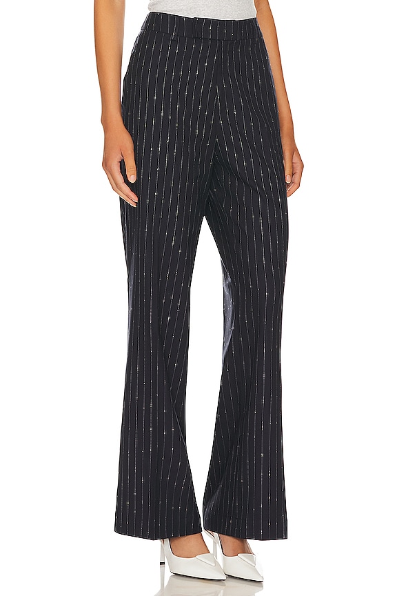 view 2 of 5 Devin Pant in Navy Pinstripe
