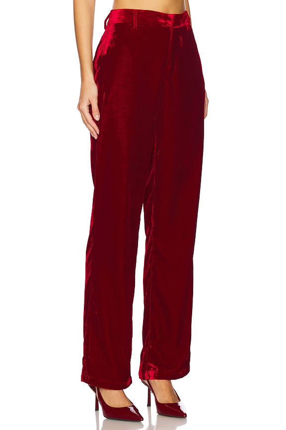 view 2 of 6 Mercer Pant in Red Velvet
