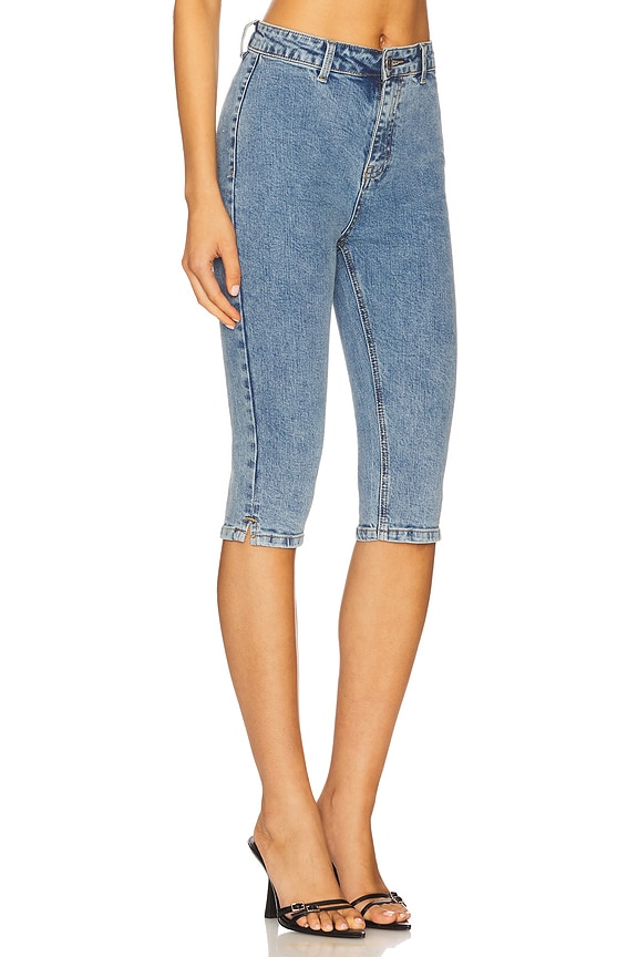 view 2 of 6 Rina Pant in Medium Blue Denim