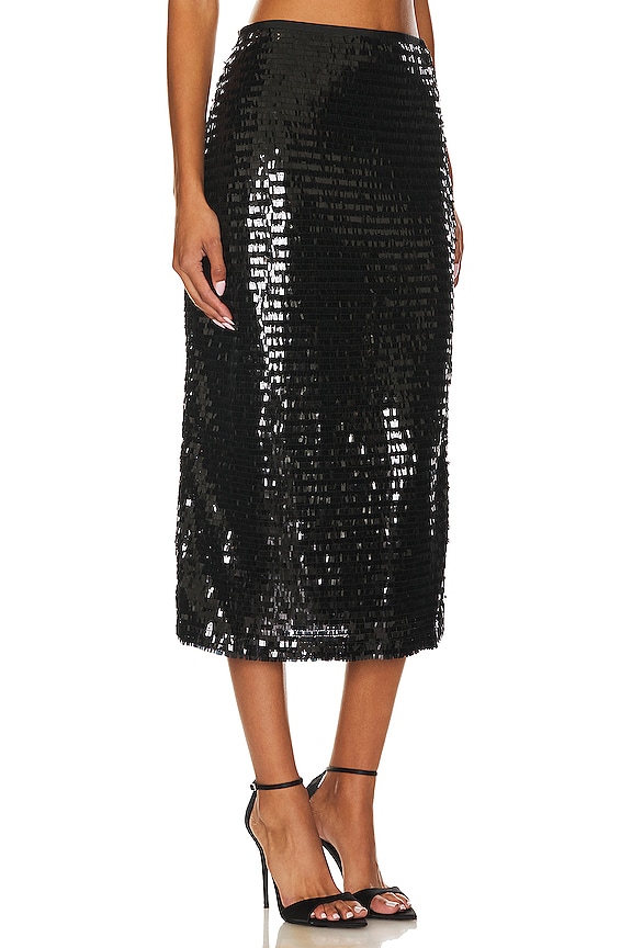 view 2 of 5 Dinah Midi Skirt in Black