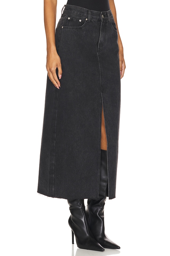 view 2 of 6 Avani Skirt in Washed Black