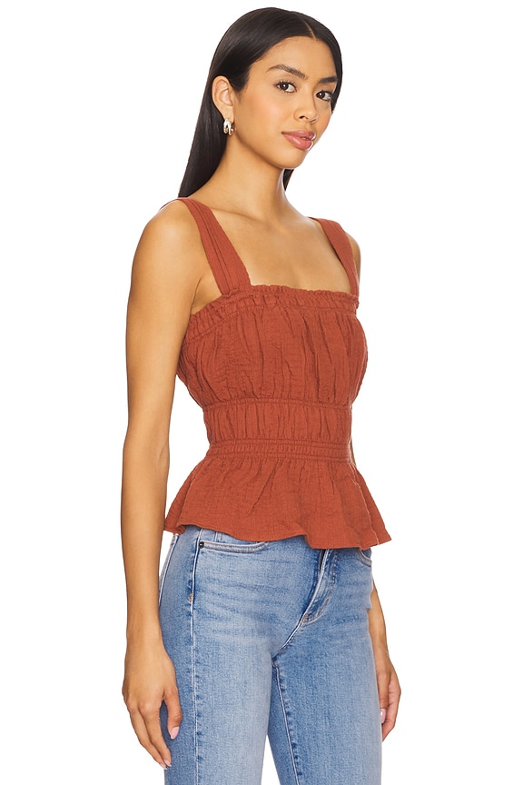 view 2 of 4 Gabrielle Top in Dusty Brick