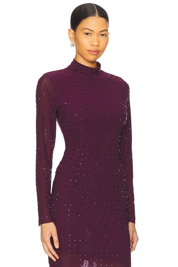 view 2 of 5 Melvina Top in Beet