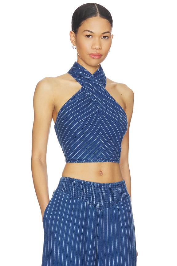 view 2 of 5 Winnie Top in Lagoon Wash