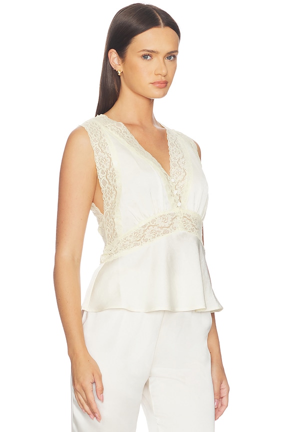view 2 of 4 Elinor Top in Antique White