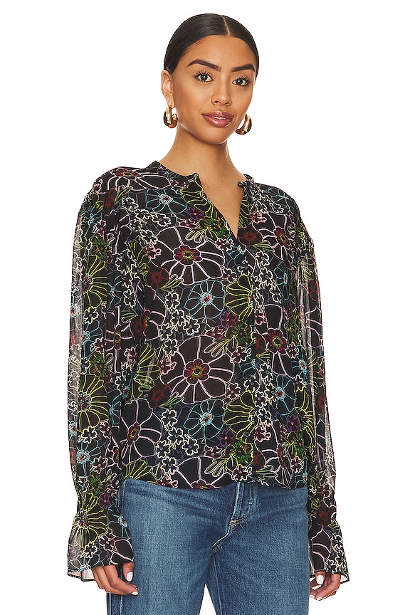 view 2 of 4 Camella Blouse in Black Multi