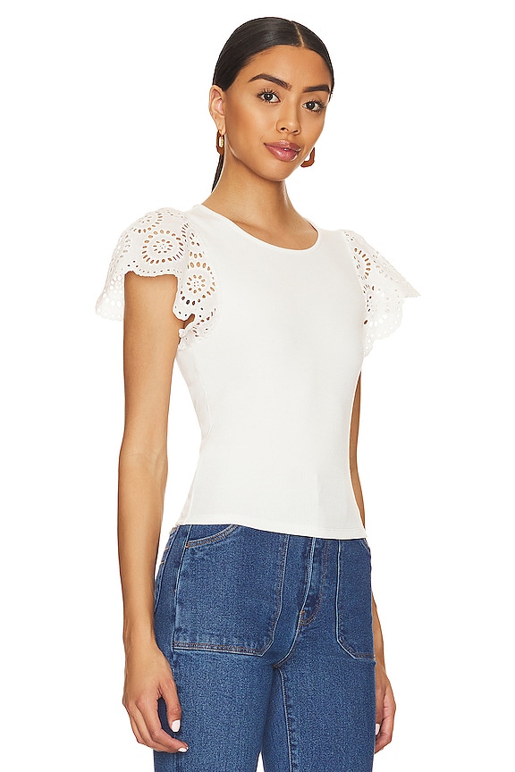 view 2 of 4 Olina Top in Optic White