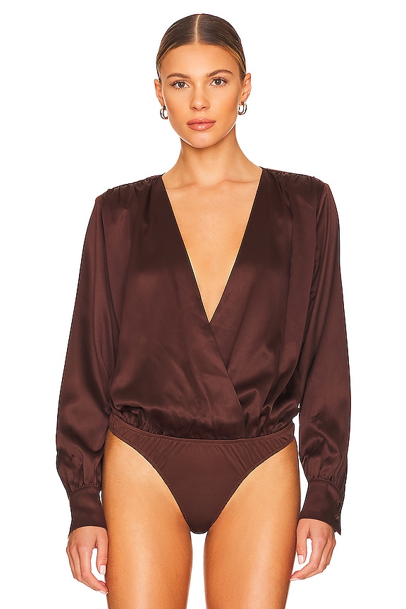 view 2 of 5 Tamaira Bodysuit in Chicory Coffee