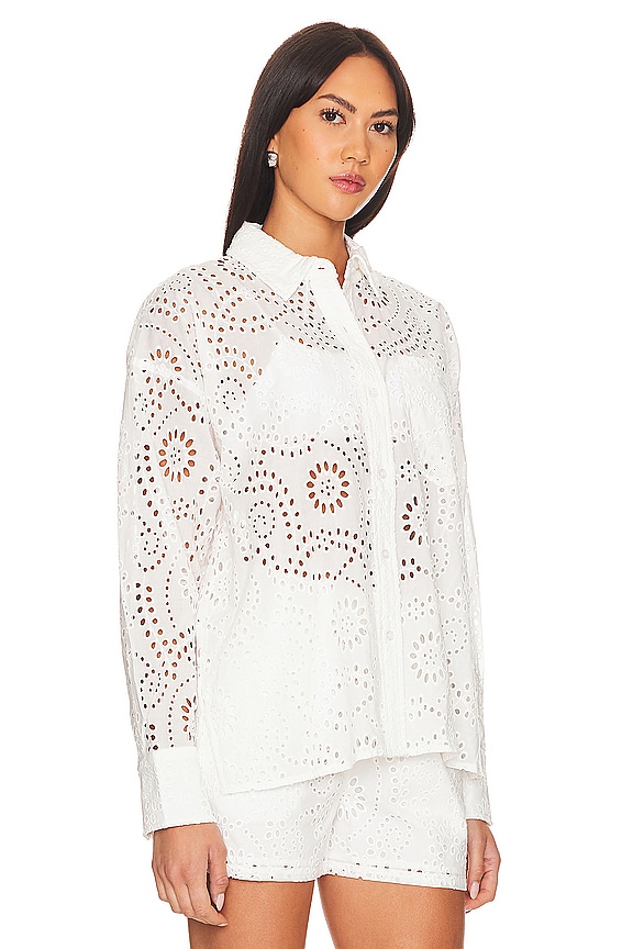 view 2 of 4 Cornelia Top in Blanc De Blanc