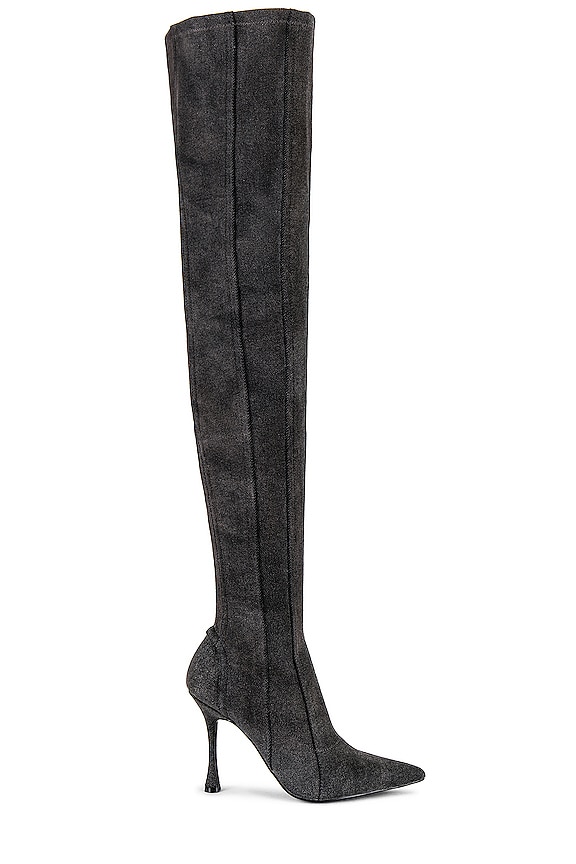 Jazlyn Black Denim Boots