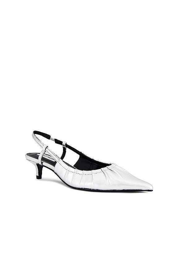 view 2 of 5 SYRIE スリングバック in Silver Leather