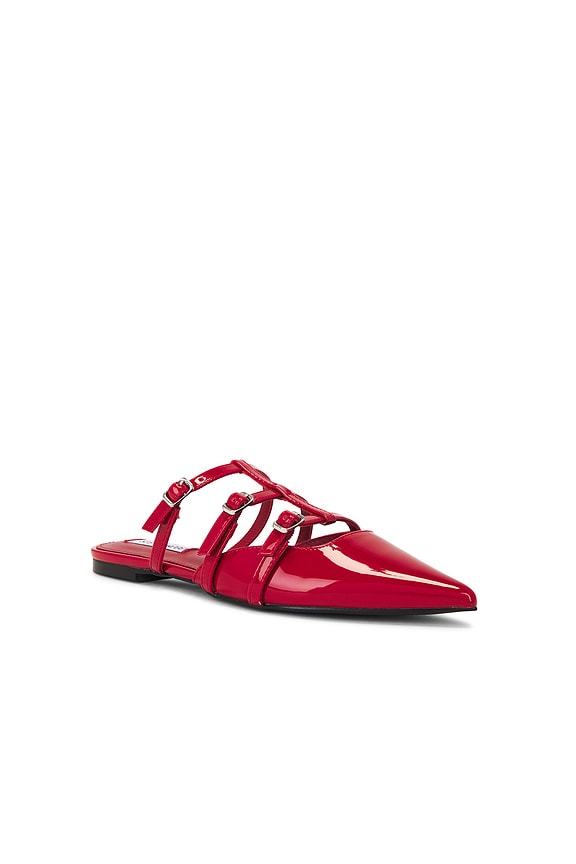 view 2 of 5 ZAPATO PLANO SHATTER in Red Patent