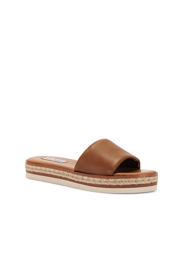 view 2 of 5 ШЛЕПАНЦЫ ENOUGH in Cognac