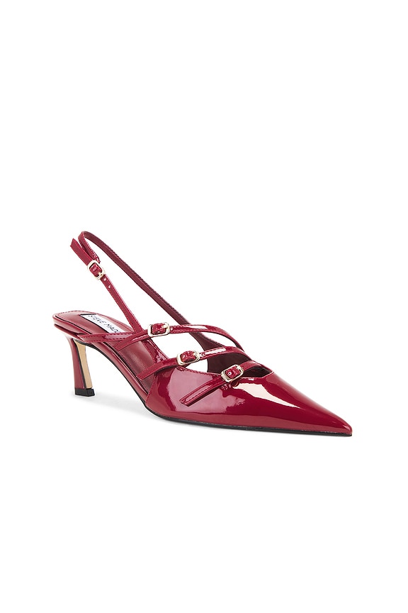 view 2 of 5 Liana Sling Back in Wine Patent