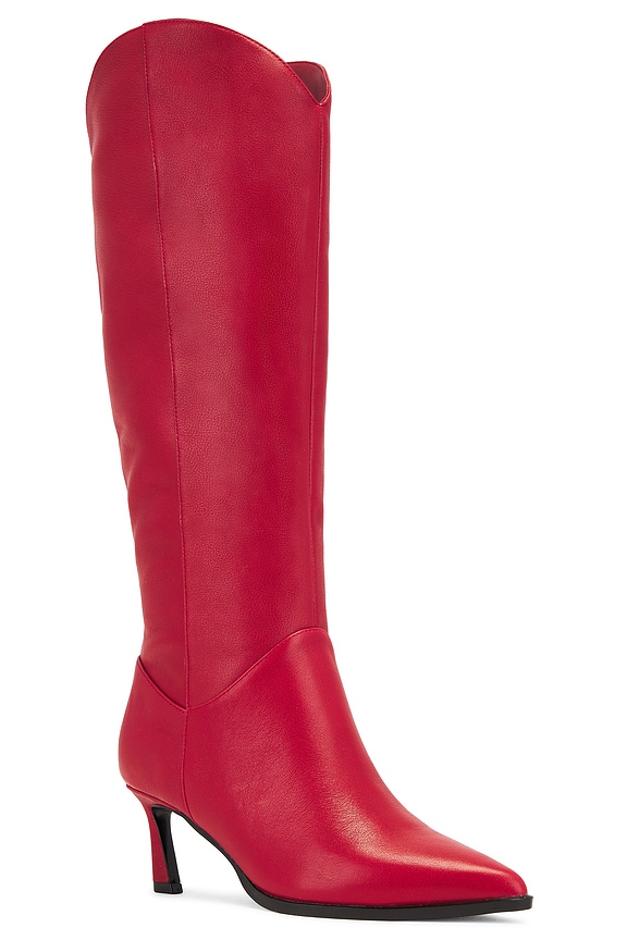 view 2 of 5 Livonia Boot in Red Leather