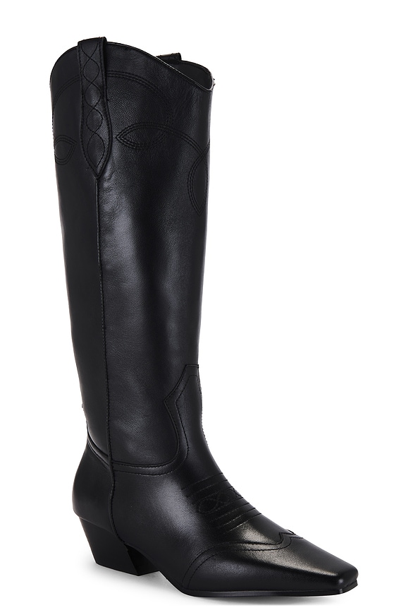 view 2 of 5 Dollie Boot in Black Leather