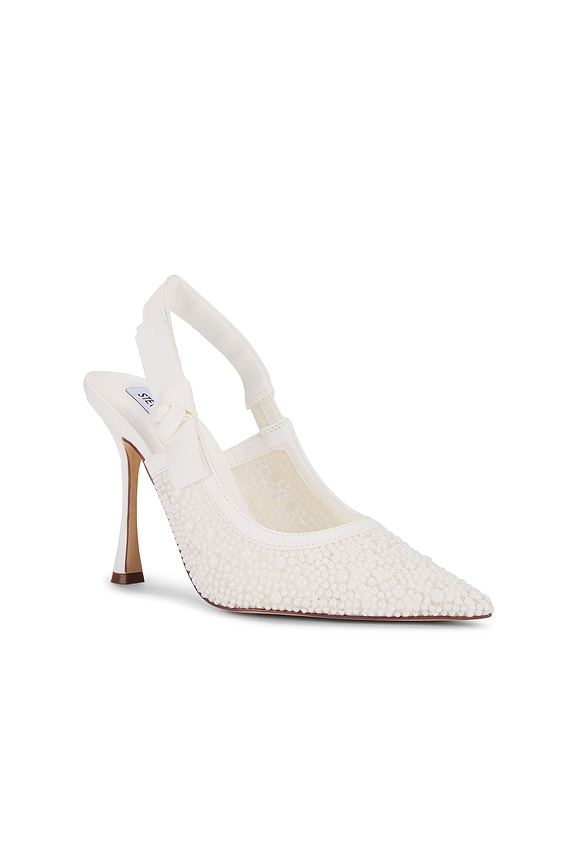 view 2 of 5 Bri Heel in White Lace