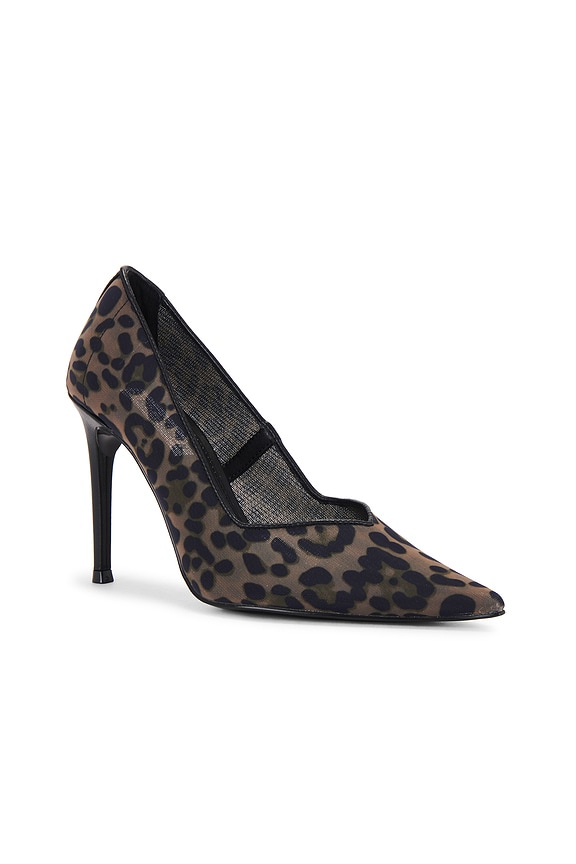 view 2 of 5 Raz Heel in Leopard Mesh