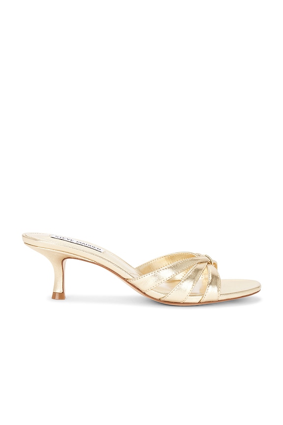 view 1 of 5 CARY 샌들 in Gold Leather