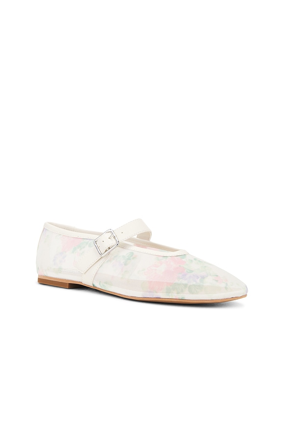 view 2 of 5 Dreaming Flats in Floral Mesh