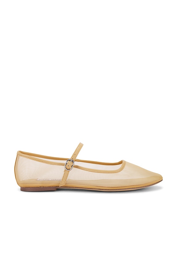 view 1 of 5 Maple Mary Jane Flat in Natural Mesh