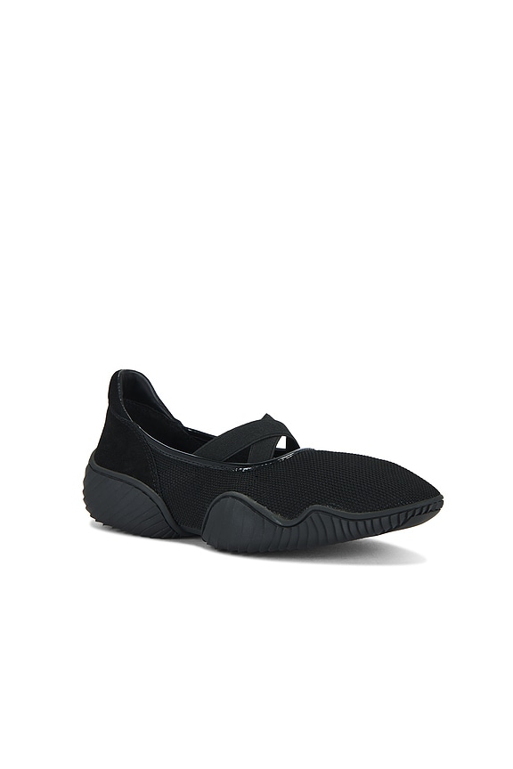 view 2 of 5 Vador Flats in Black Mesh