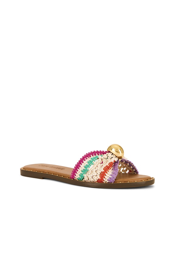 view 2 of 5 Dipsy Flat in Multi Raffia