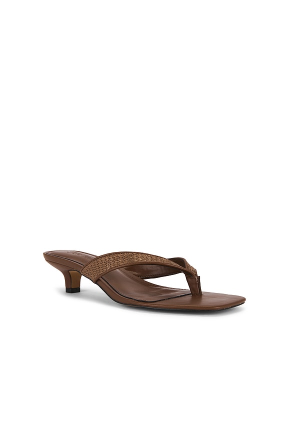 view 2 of 5 SANDALIA TRACIE in Brown Raffia