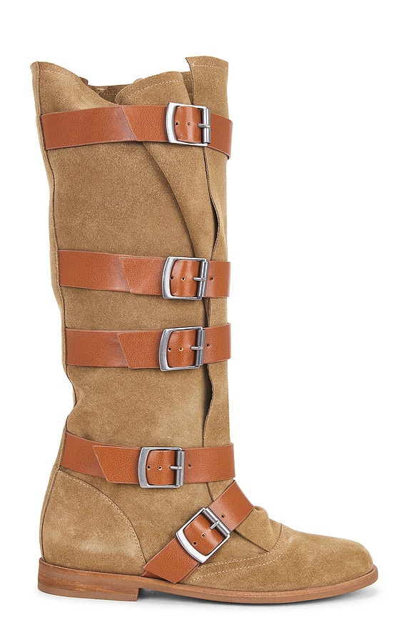 view 1 of 5 Indio Boot in Taupe Suede