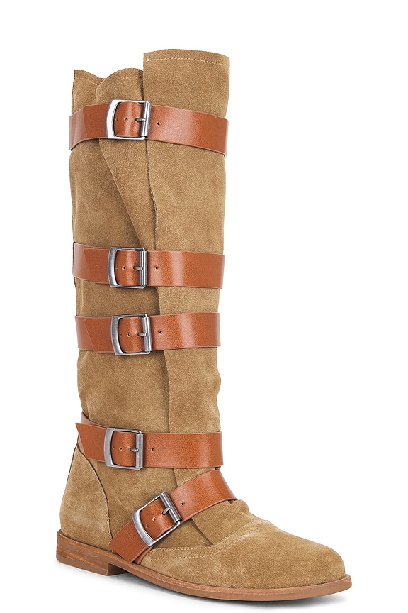 view 2 of 5 Indio Boot in Taupe Suede