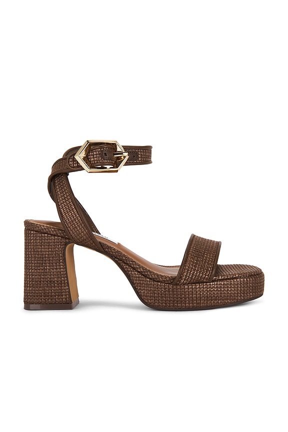 view 1 of 5 SANDALES ELIDA in Brown Raffia