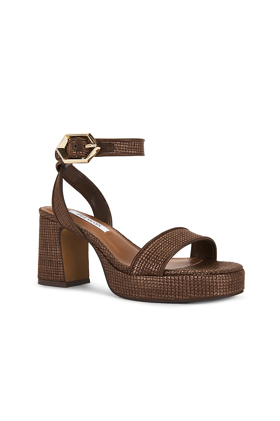 view 2 of 5 SANDALES ELIDA in Brown Raffia