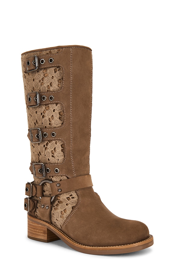 view 2 of 5 BOTAS ROCKY FLORAL in Tan Nubuck