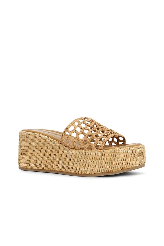 view 2 of 5 Brandy Sandal in Natural Raffia