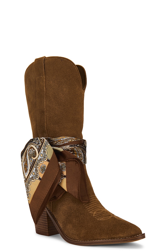 view 2 of 5 BOTAS SALLY SCARF in Chestnut Suede