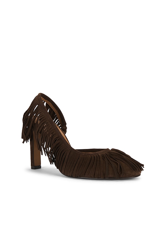 view 2 of 5 Greer Heels in Brown Suede