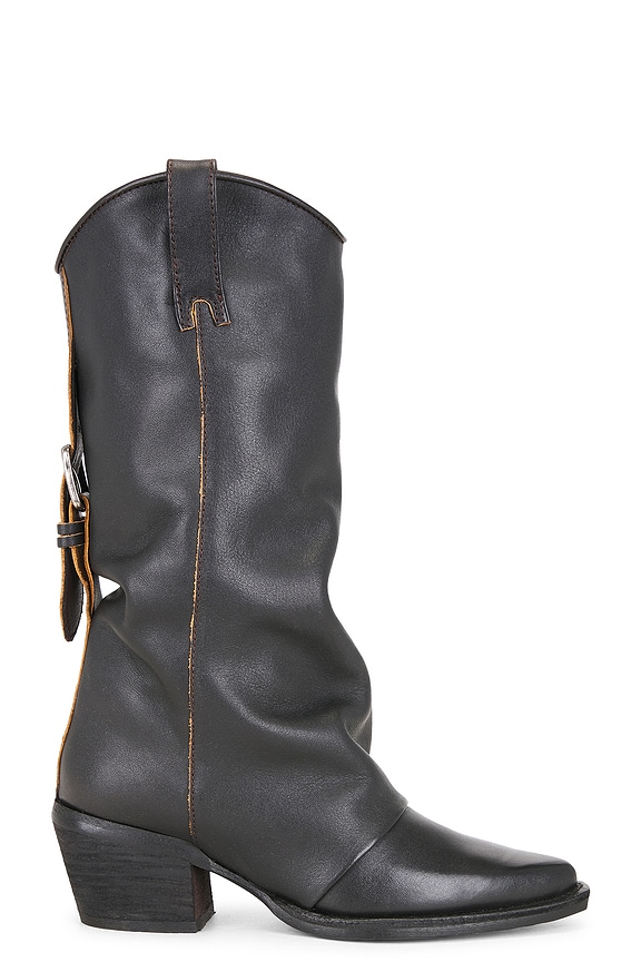view 1 of 5 Aldora Boot in Brown Distressed