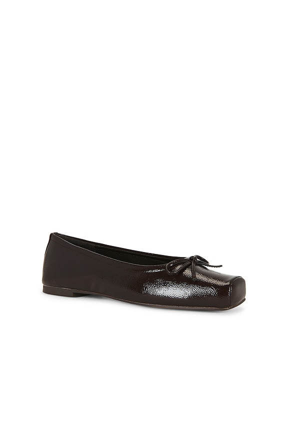 view 2 of 5 ZAPATO PLANO ELEVE in Brown Patent