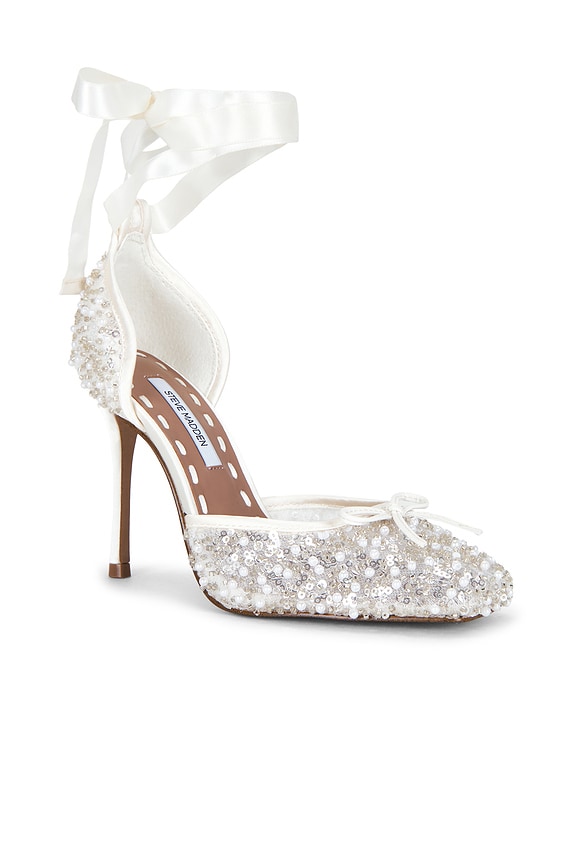 view 2 of 5 Larina Sequin Pump in Ivory