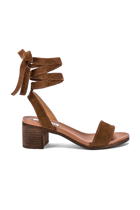 view 1 of 5 Adrianne Sandal in Chestnut Suede