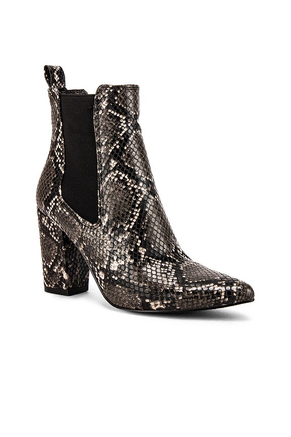 view 2 of 5 Subtle Ankle Bootie in Grey Snake